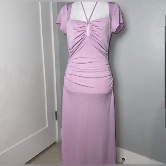 Cinq à Sept Janis Dress in Pale Iris - Picture 4 of 8